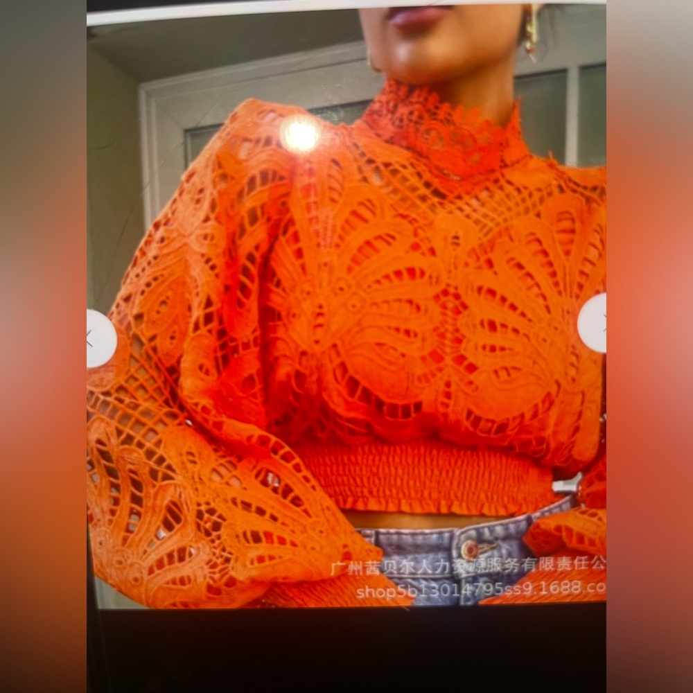 Chicme XL Junior- Lantern Sleeves Crop top